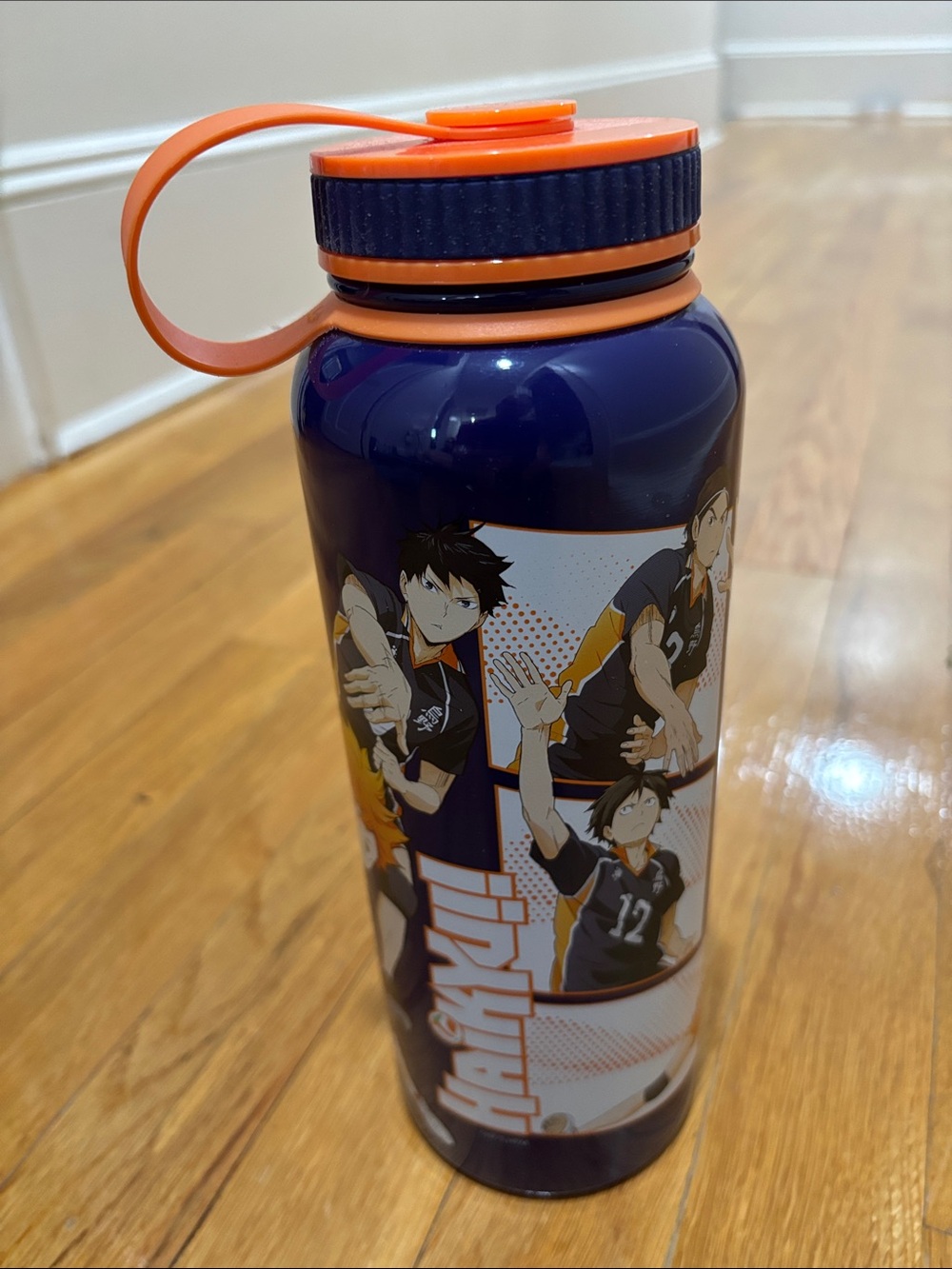 Haikyū!! Branded Deep Blue Water Bottle